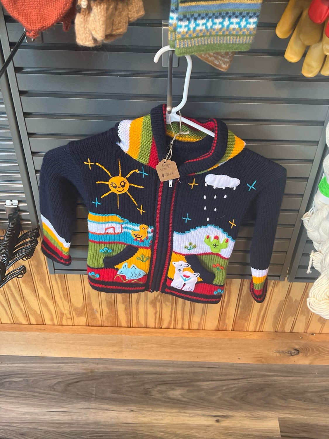 Toddler Sweater Blue Size 4