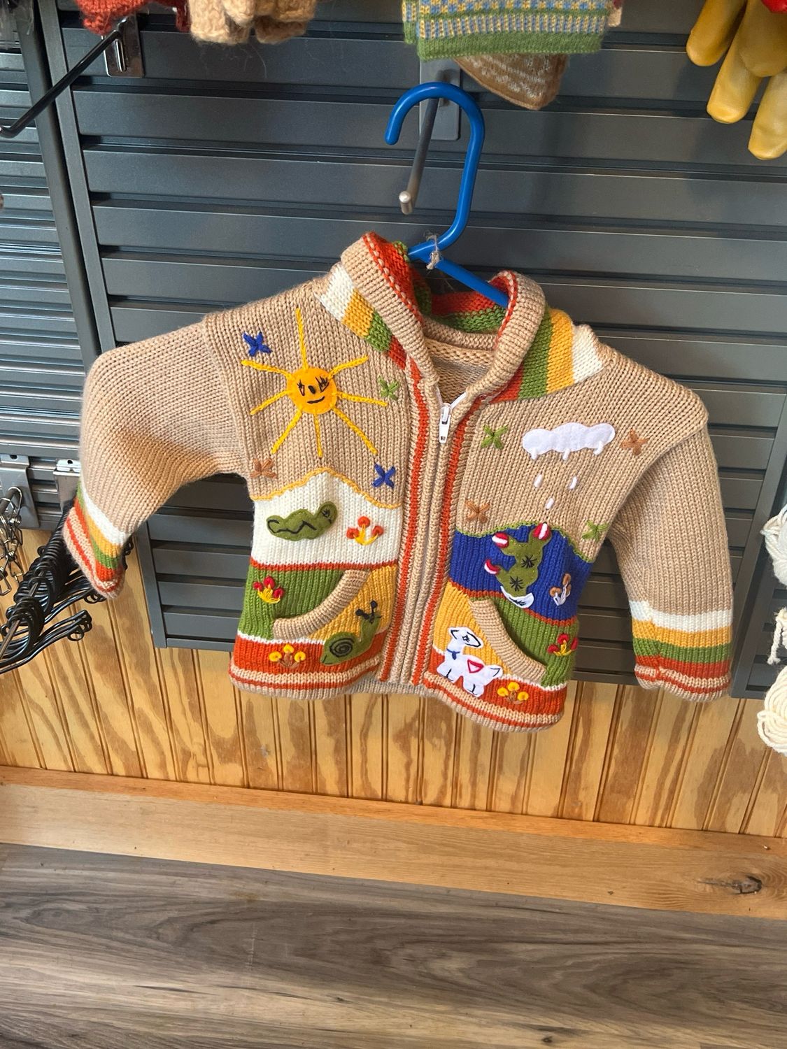 Toddler Sweater Tan Size 4