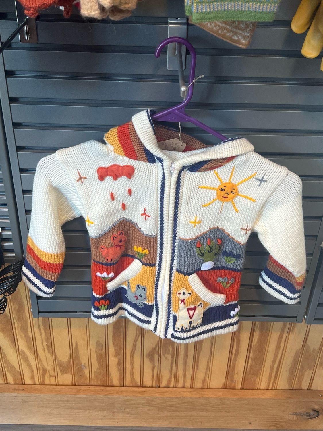 Toddler Sweater White Size 4