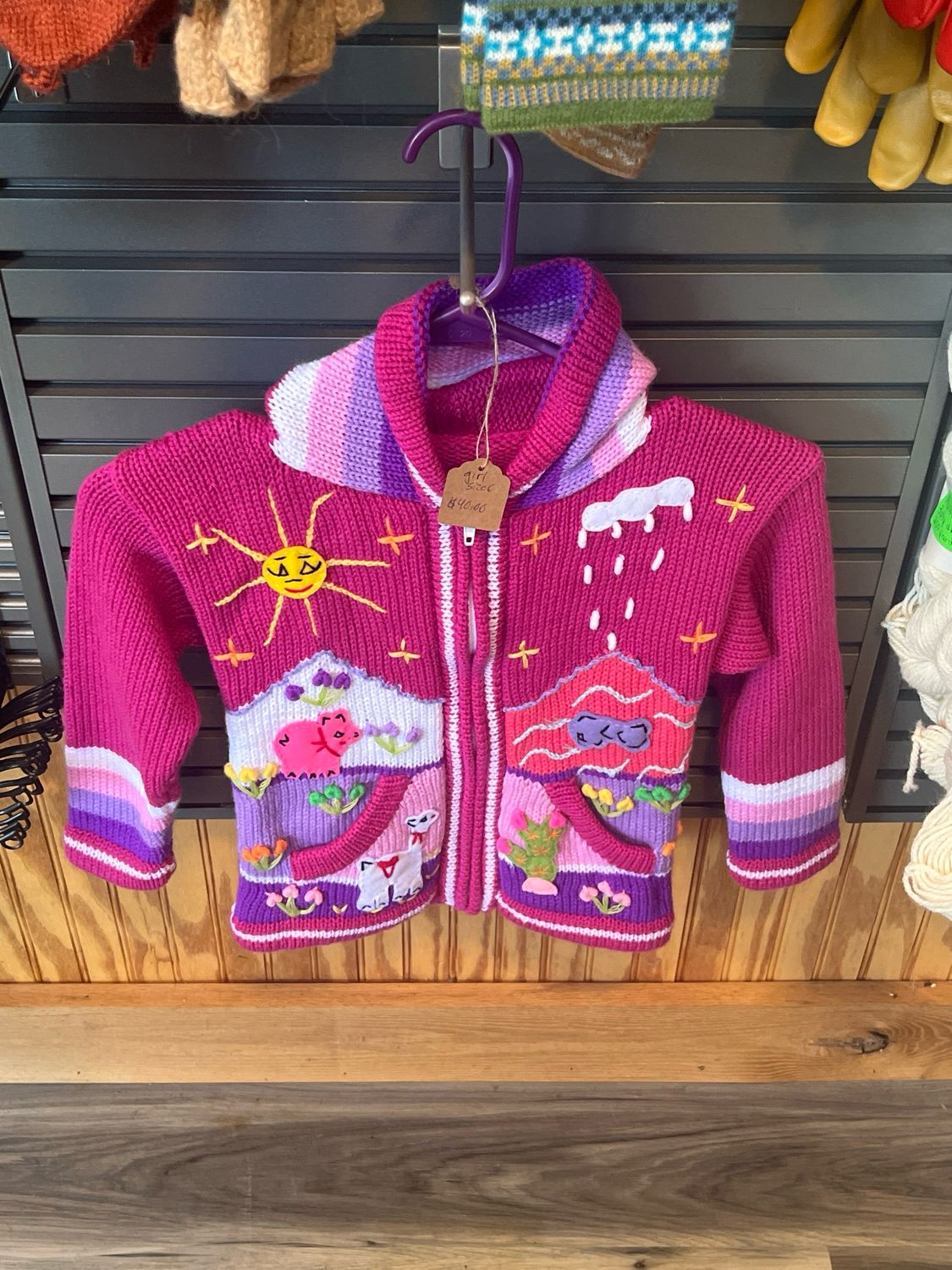 Toddler Sweater Purple Size 6