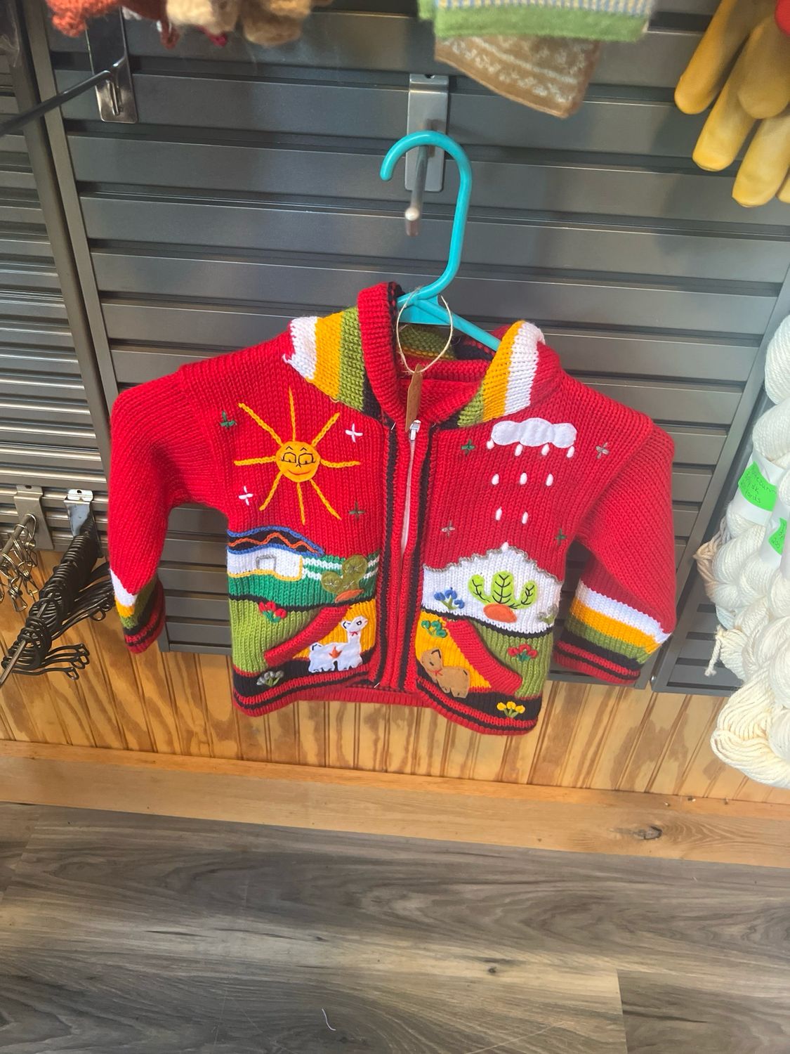 Toddler Sweater Red Size 4