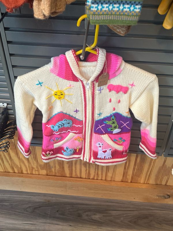 Toddler Sweater White Size 6