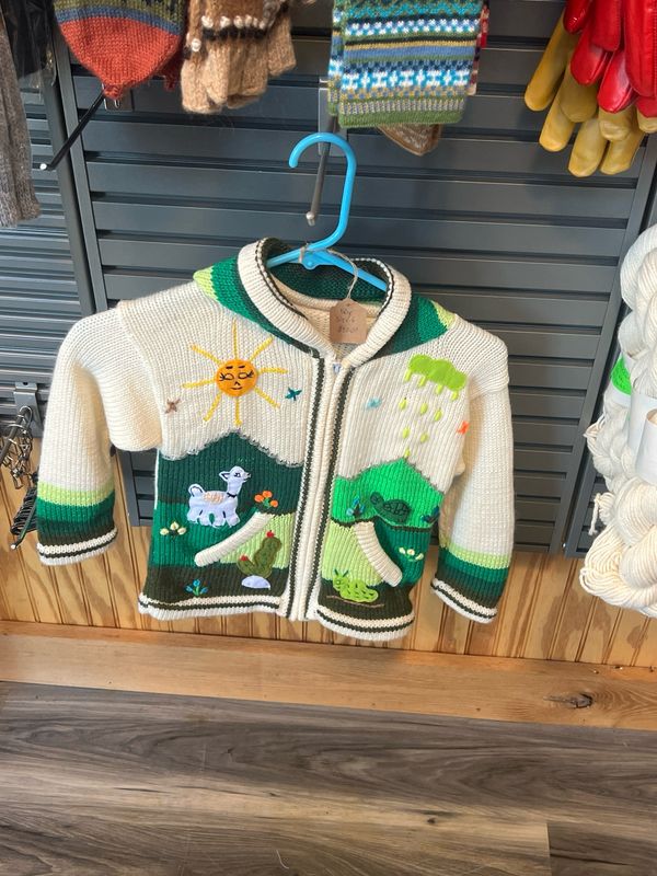 Toddler Sweater White Size Six