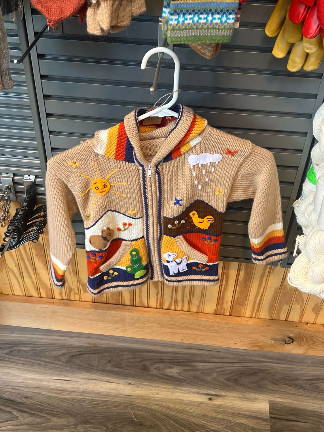 Toddler Sweater Tan Size Six