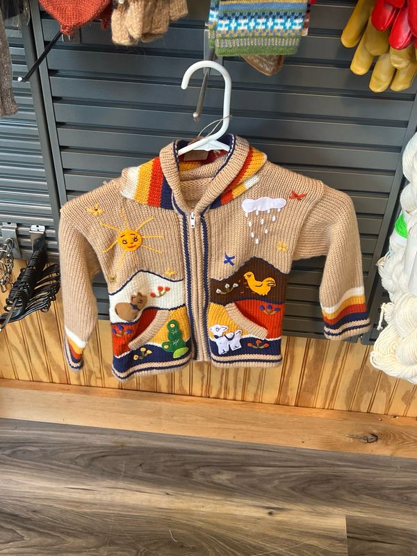 Toddler Sweater Tan Size Six