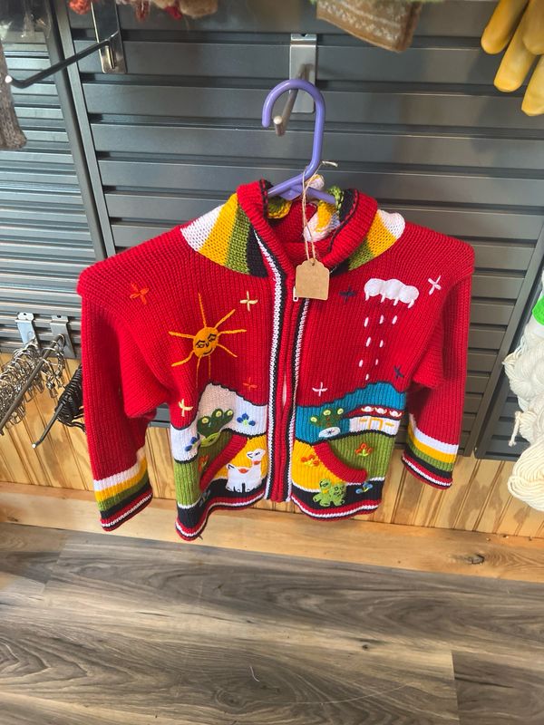 Toddler Sweater Red Size 8