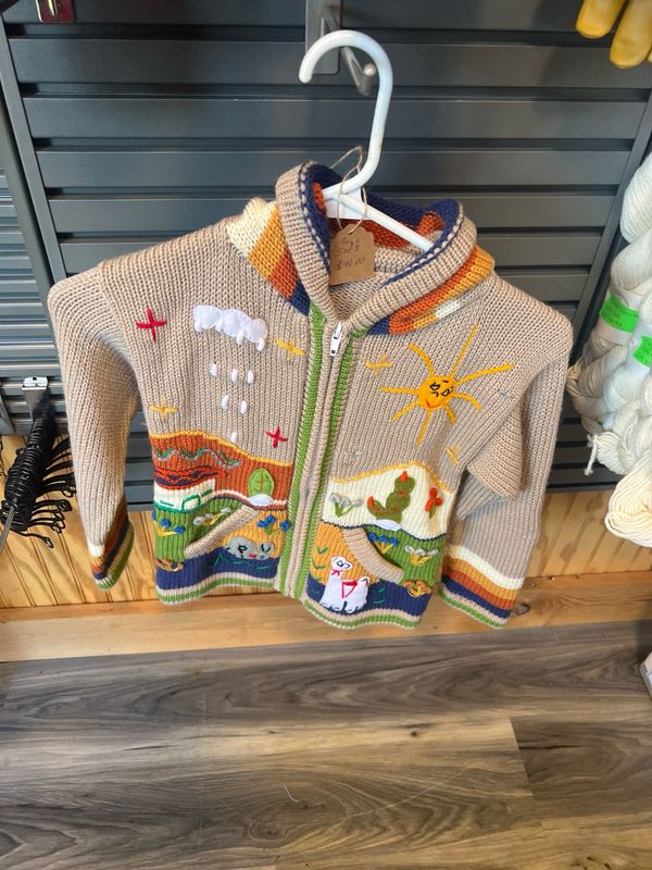 Toddler Sweater Tan Size 8