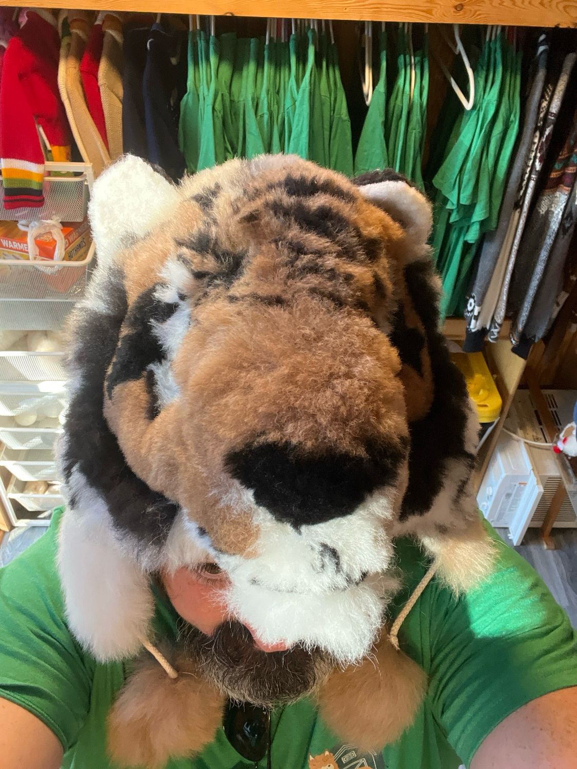 Ukrainian Style Tiger Hat 100% Alpaca