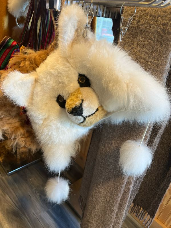 Ukrainian Style Wolf Hat 100% Alpaca