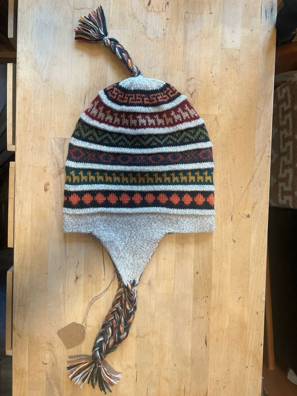 Chullo Hat, Reversible, 50% Alpaca, 45% Poliamida, 5% Oveja