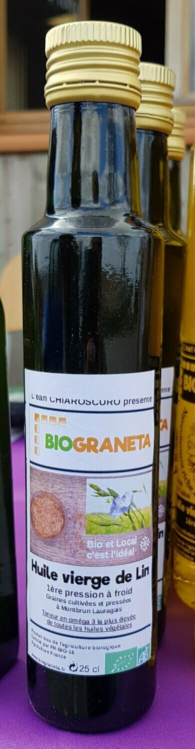 Huile de Lin bio 25cl