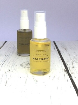 Huile de noyau d'abricot vierge et Biologique 30ml