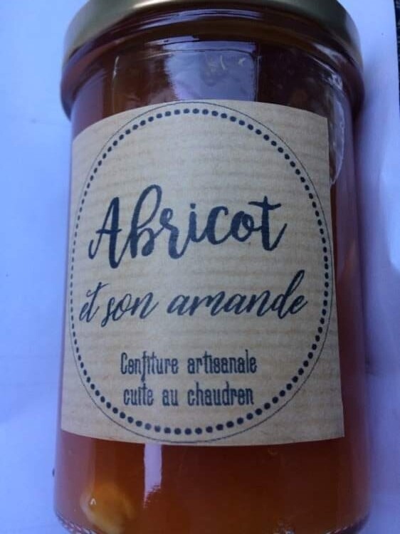 Confiture Abricots et Amandes 230g Confiture Abricots et Amandes 230g