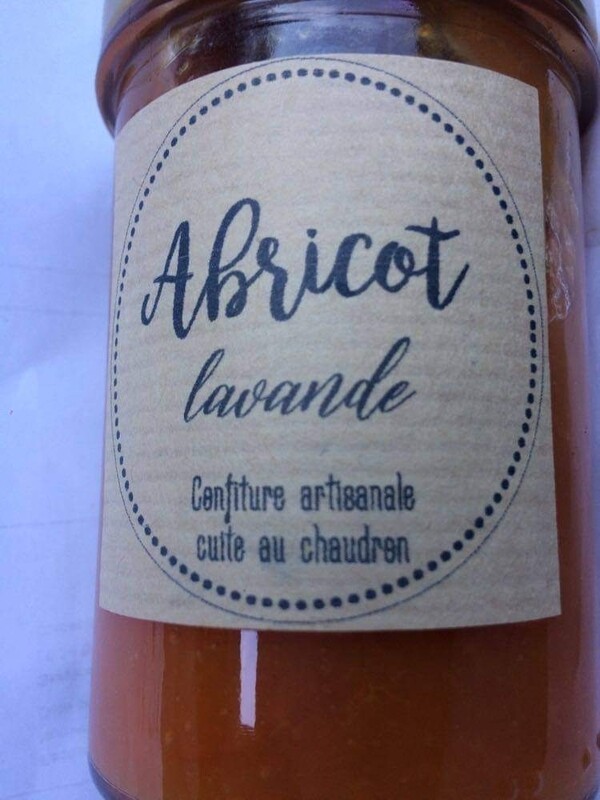 Confiture Abricots Lavande 230g