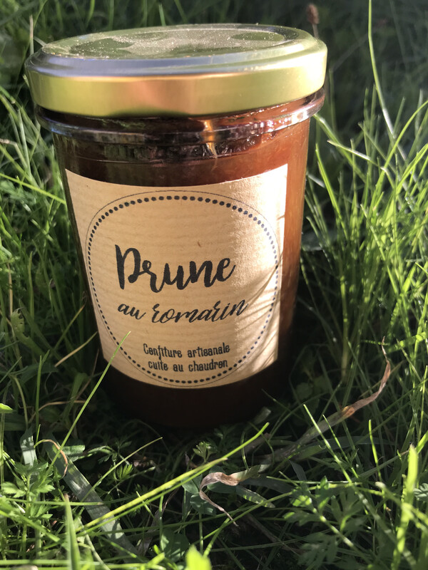 Confiture Prune au Romarin 240g