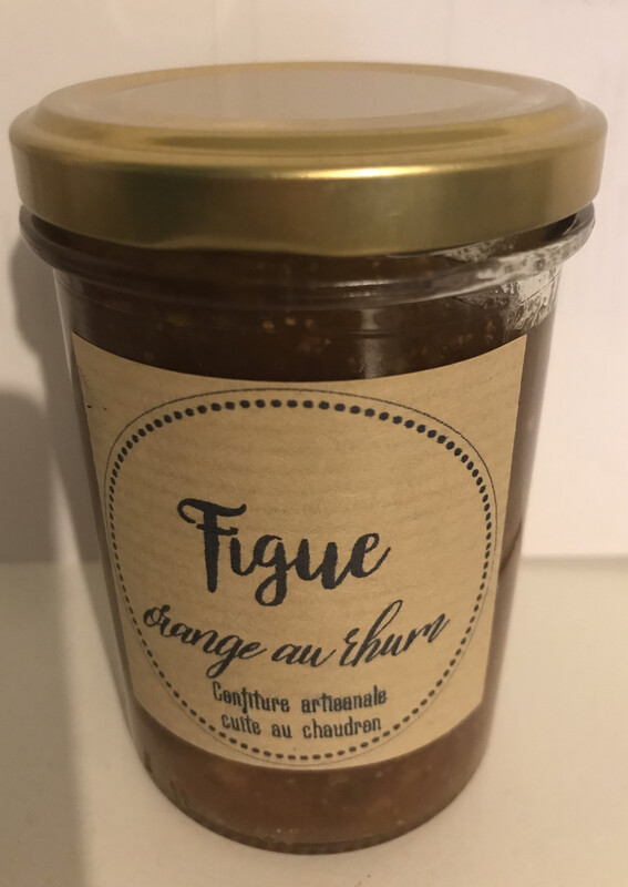 Confiture Figue Orange et Vanille 230g Confiture Figue Orange et Vanille 230g