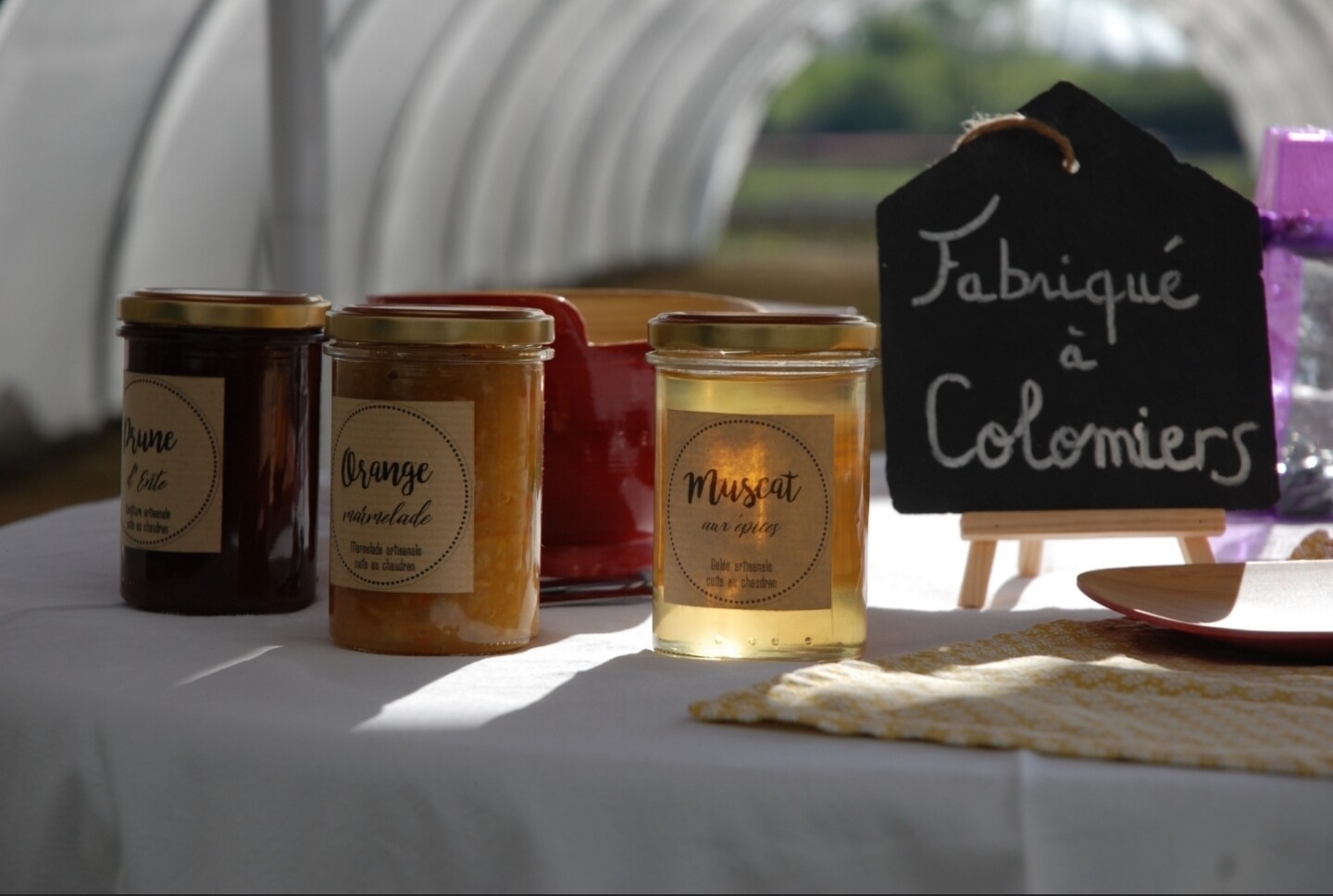 Confiture Rhubarbe Prunes 240g Confiture Rhubarbe Prunes 240g