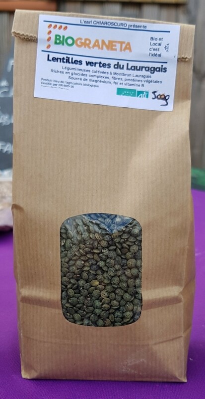 Lentilles vertes Bio /Kg