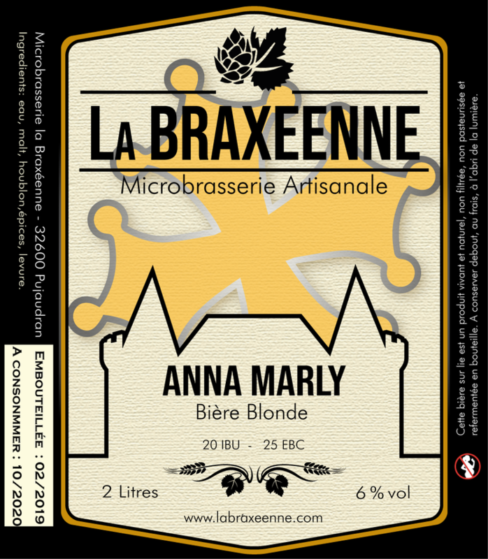 Bière "Anna Marly" 33cl/75cl