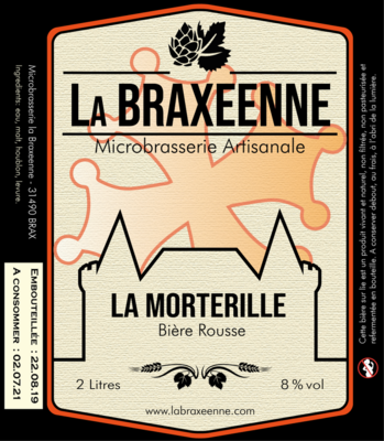 Bière "La Morterille" 33cl/75cl