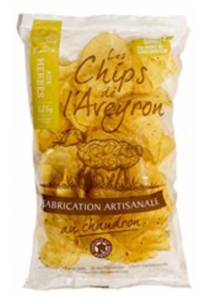 Chips artisanales aux herbes 125g