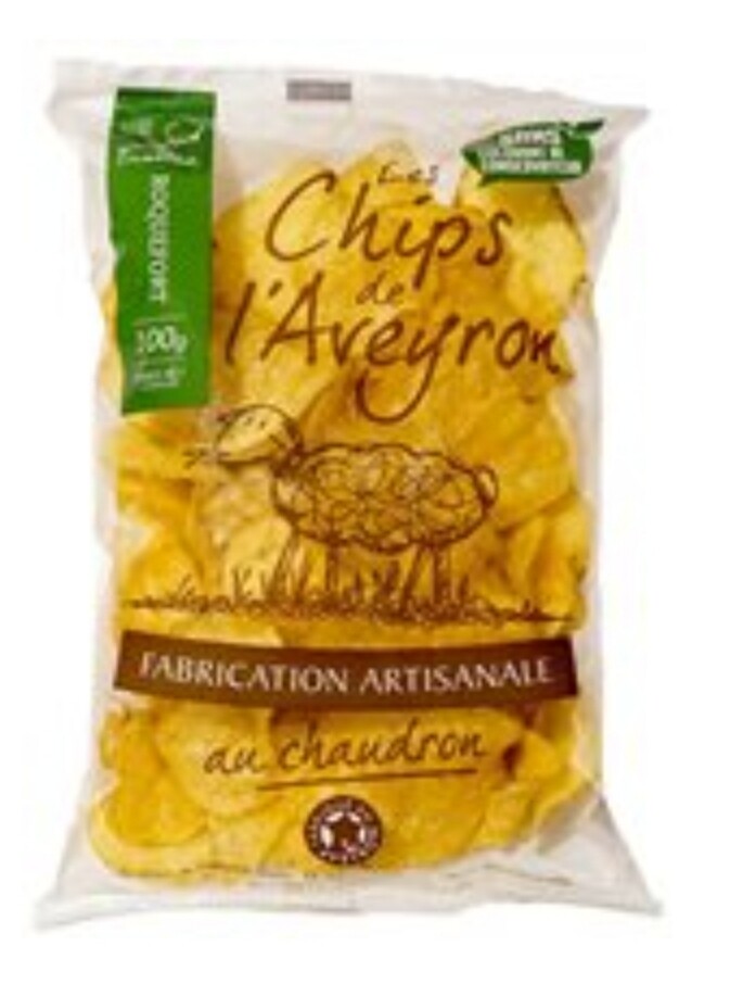 Chips artisanales au Roquefort 100g