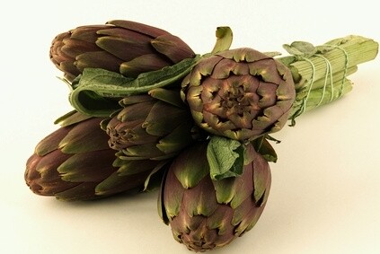 Artichauts violets (bouquet x4)