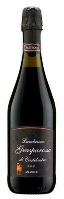 LAMBRUSCO GRASPAROSSA DI CASTEVETRO DOC SETTECANI SŁODKIE