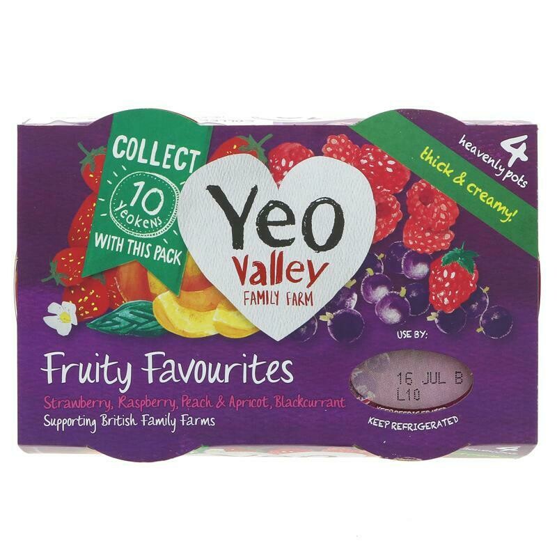 Yeo Valley Fruity Favourites (4 pack)