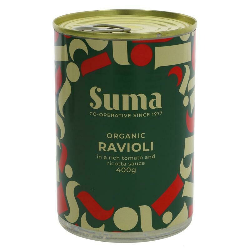 Organic Ravioli In Tomato And Ricotta Sauce