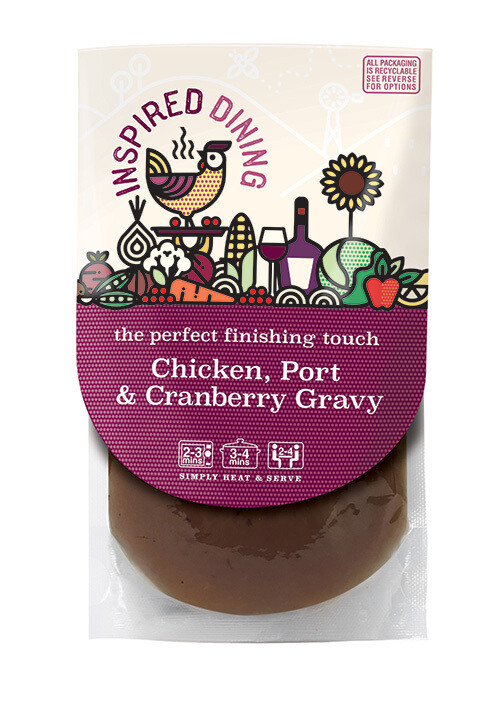 Inspired Dining Chicken, Port & Cranberry Gravy (200g)