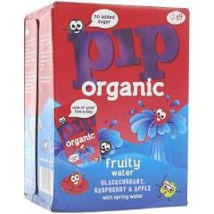 Pip Organic Fruity Water 4 X 200ml Blackcurrant Raspberry &amp; Apple