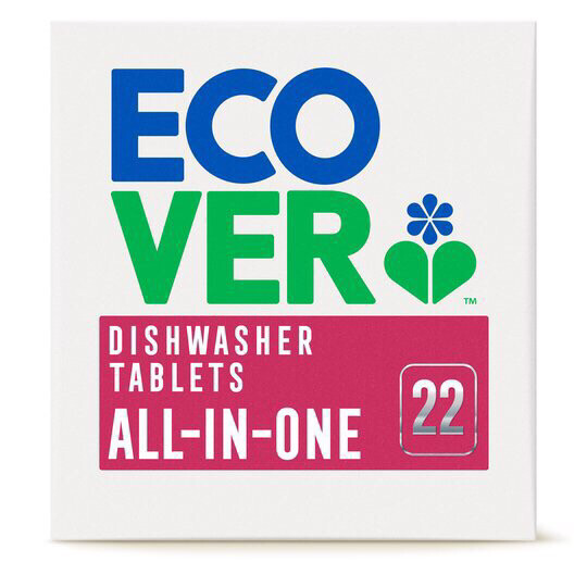 Ecover Dishwasher Tablets All In One 22 Tablets