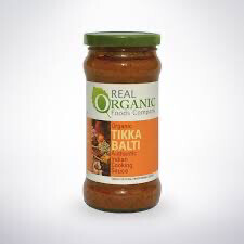 Real Organic Tikka Balti Indian Cooking Sauce 