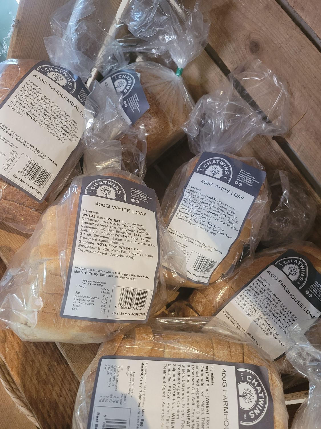 Chatwins 400g wholemeal loaf