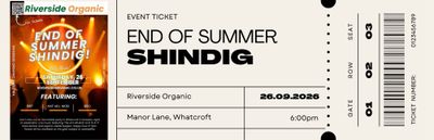 End of Summer Shindig Ticket 2026  'Early Bird'