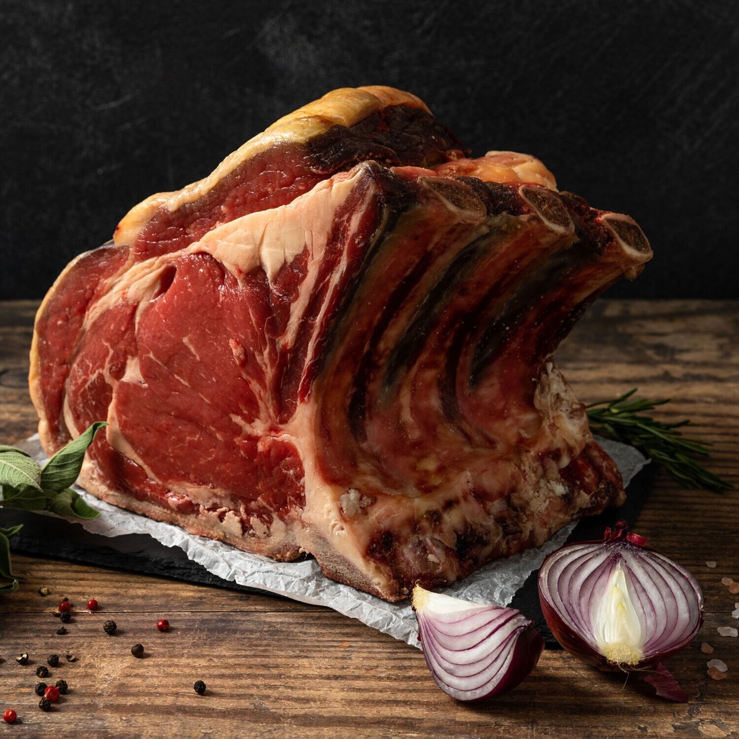 Christmas Beef 2 Rib On the Bone - Homegrown Christmas Beef 2 Rib On the Bone - Homegrown