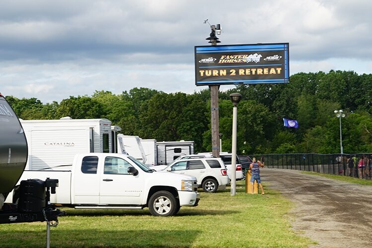 Faster Horses Turn 2 Campsite Package
