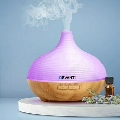 DEVANTi Aroma Diffuser Air Humidifier Night Light 300ml DEVANTi Aroma Diffuser Air Humidifier Night Light 300ml