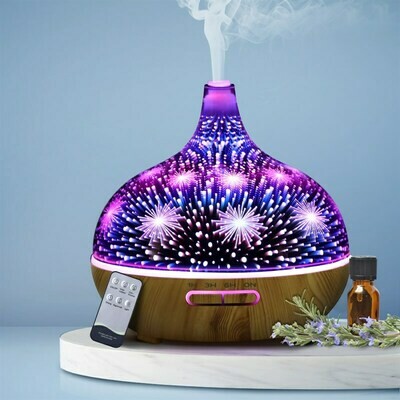 DEVANTI Aroma Aromatherapy Diffuser 3D LED Night Light Firework DEVANTI Aroma Aromatherapy Diffuser 3D LED Night Light Firework