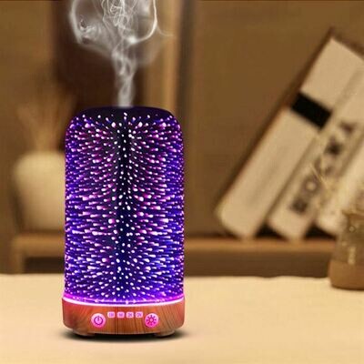 Devanti Aromatherapy Diffuser Aroma Humidifier Ultrasonic 3D Light Devanti Aromatherapy Diffuser Aroma Humidifier Ultrasonic 3D Light