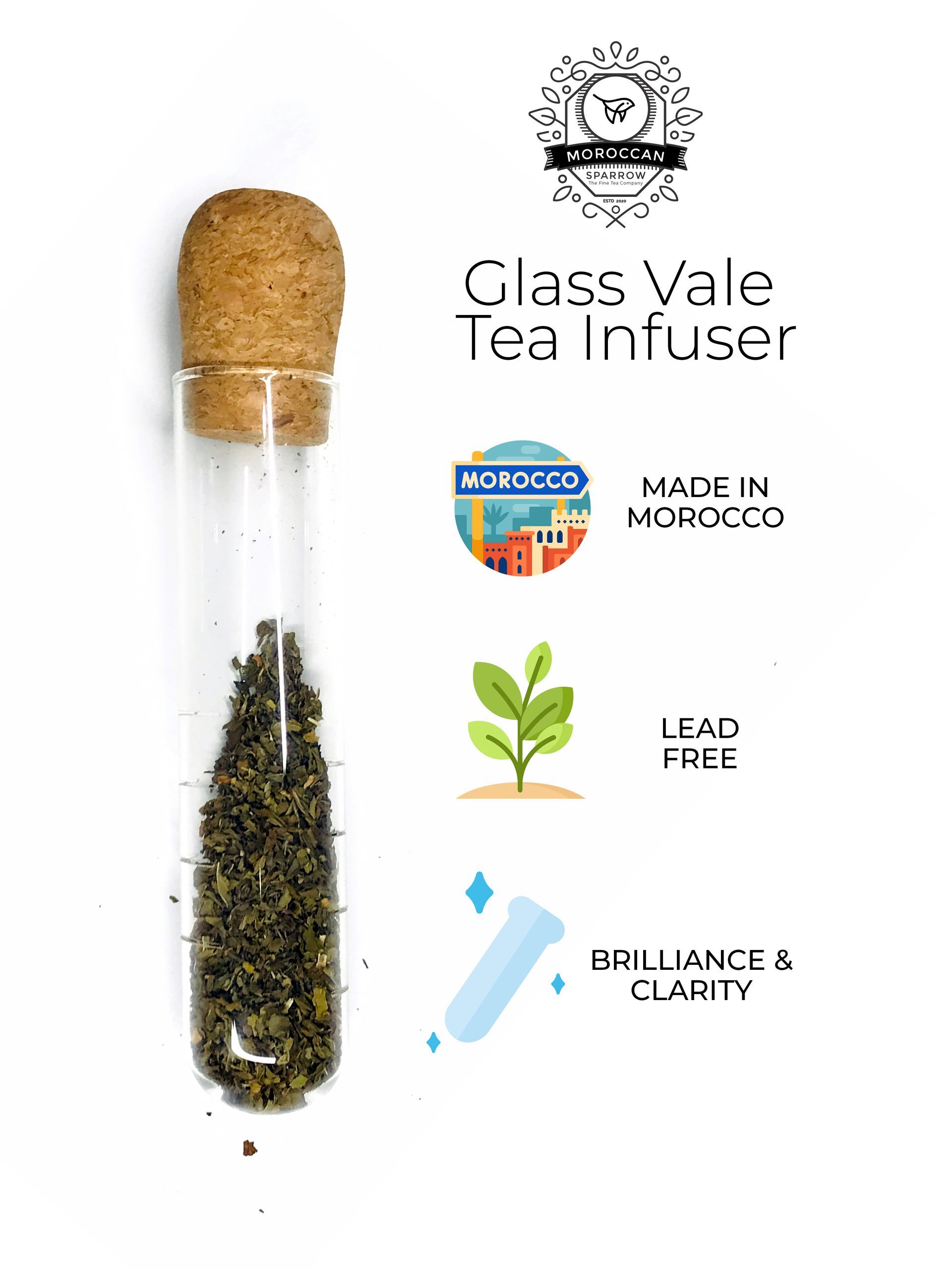 Glass Vale Tea Infuser