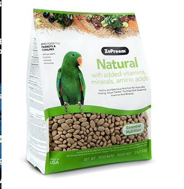 ZUP Natural Parrot/Conure 3#
