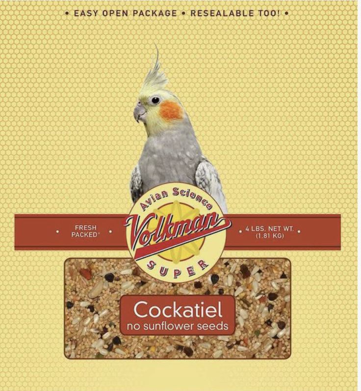 VOL Cockatiel No Sun 4#