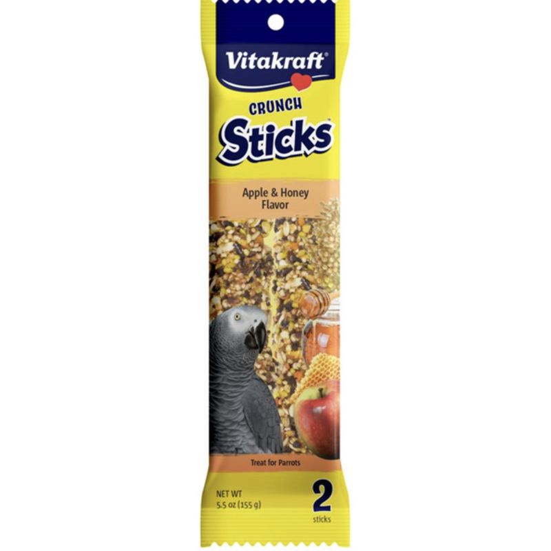 VKT Parrot Apple and Honey Crunch Stick