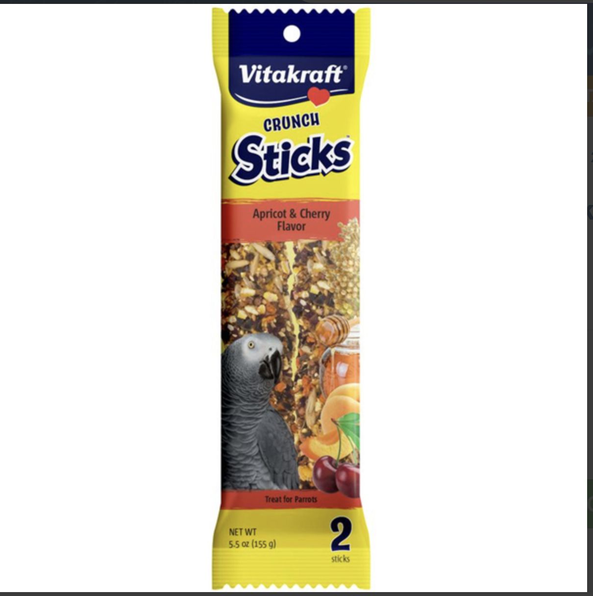 VKT Parrot Apricot and Cherry Crunch Stick