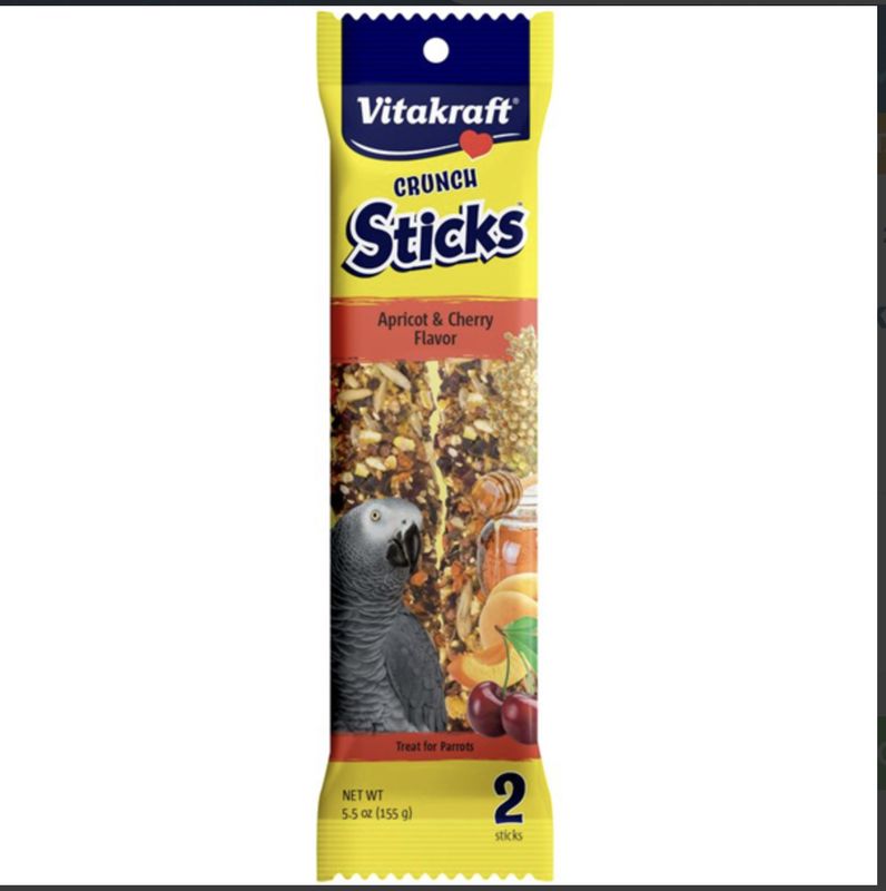 VKT Parrot Apricot and Cherry Crunch Stick