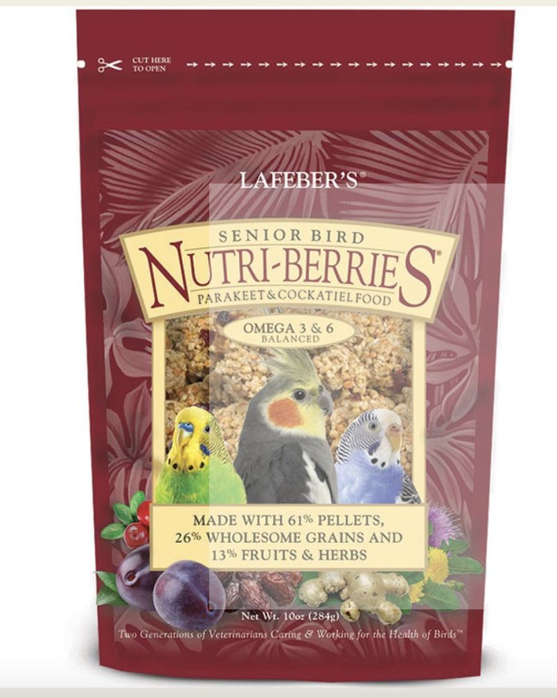 LAF Cockatiel and Paraket  Senior  Nutri-berries