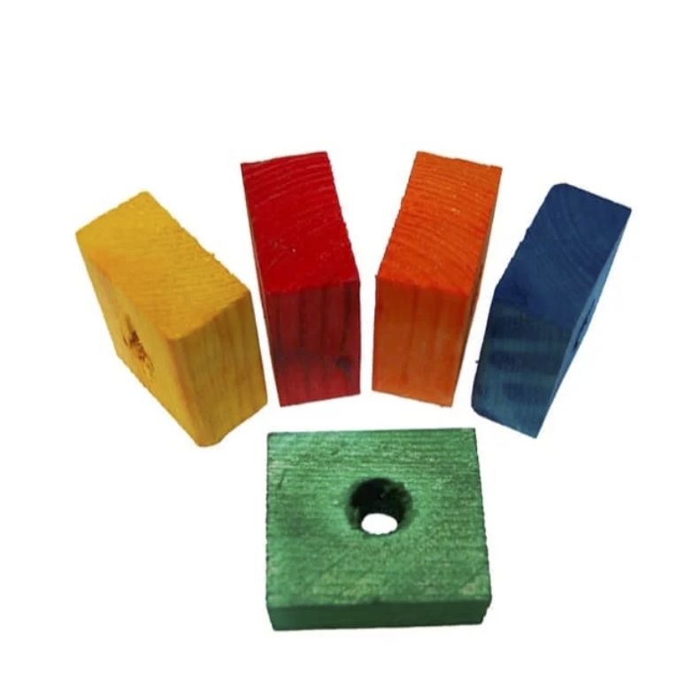 FM 200453 Wooden Block 3/4"H x 1 1/2"W x 1 3/4"Long 12/bag