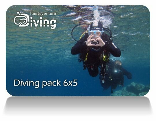 Pack de buceo 6 x 5